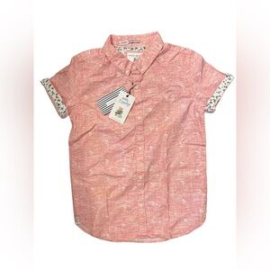 Denim & Flower Boy’s Button Up Collard Shirt